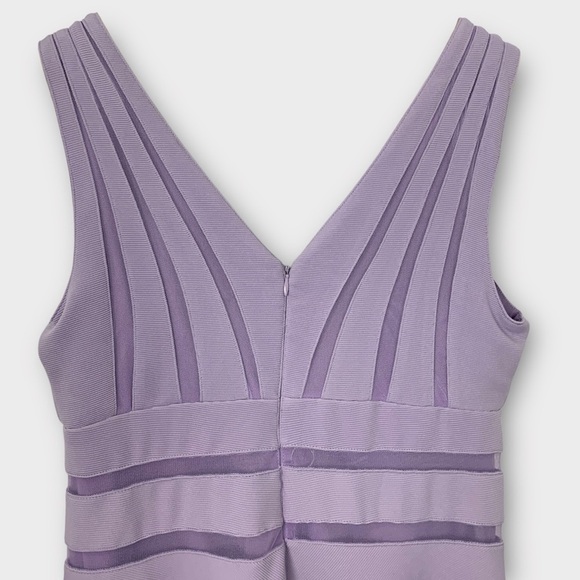 NWT Cleo Petites Lilac Fit & Flare Illusion Dress - Picture 6 of 9
